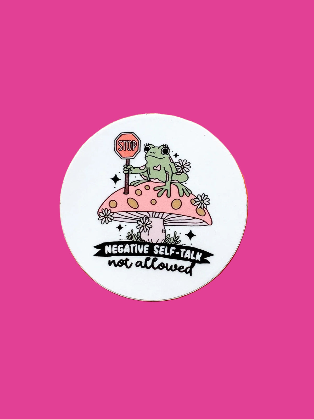 No Negative Self-Talk Sticker