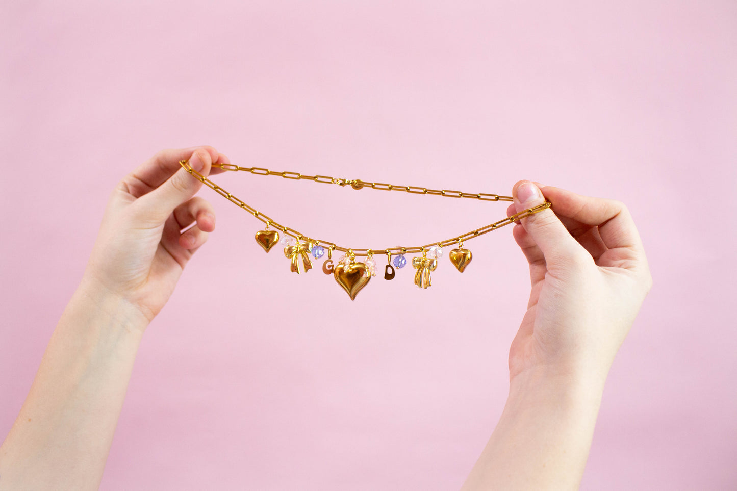Bling Thing - Loaded Titanium Charm Necklace