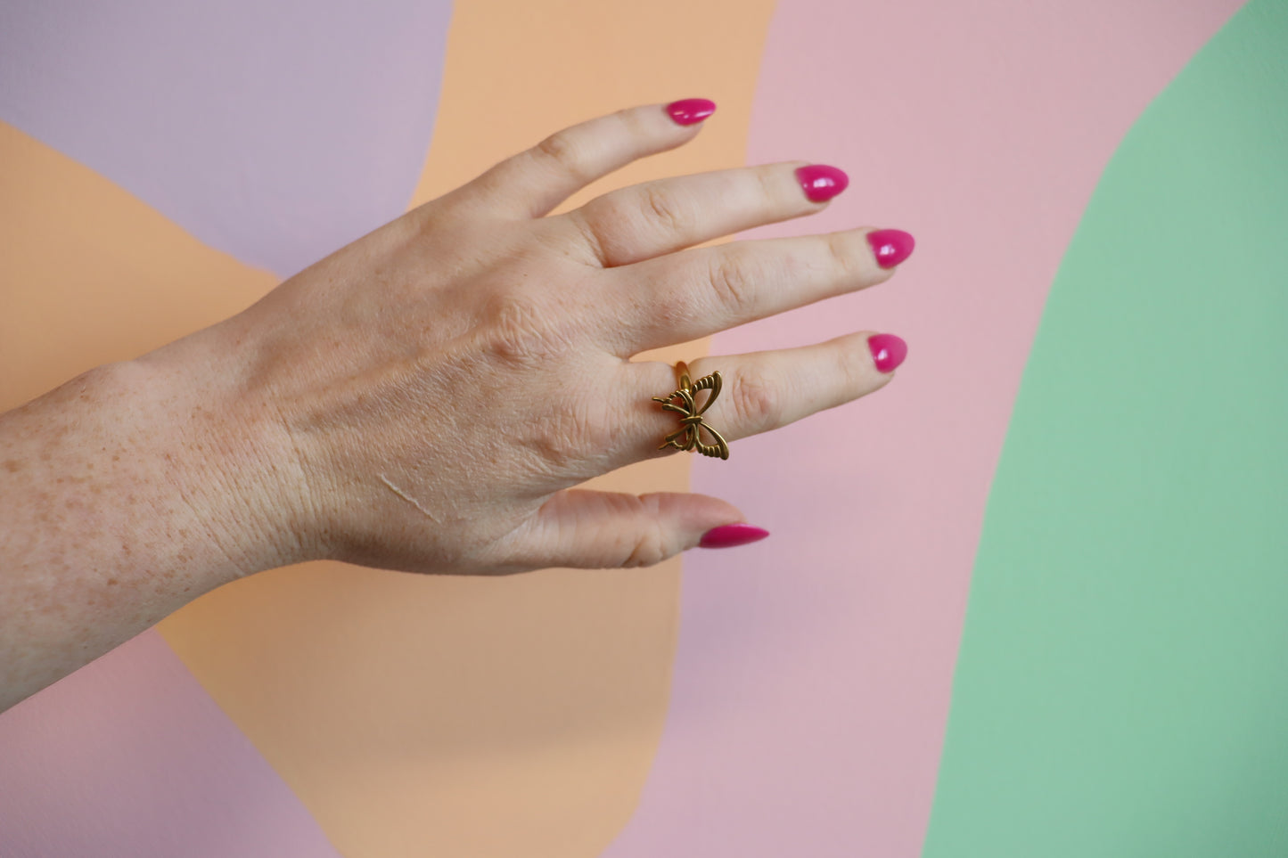 Butterfly Titanium Ring