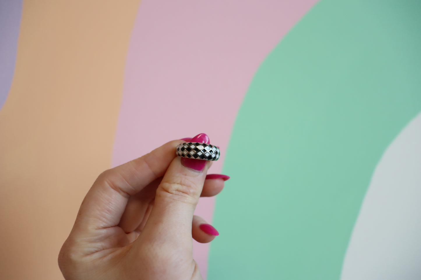 Check Mate Titanium Ring