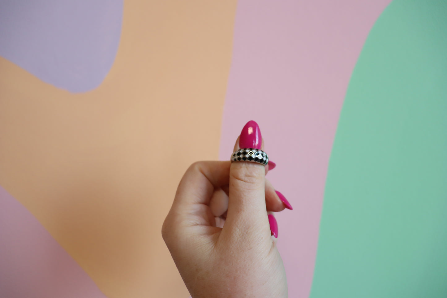 Check Mate Titanium Ring
