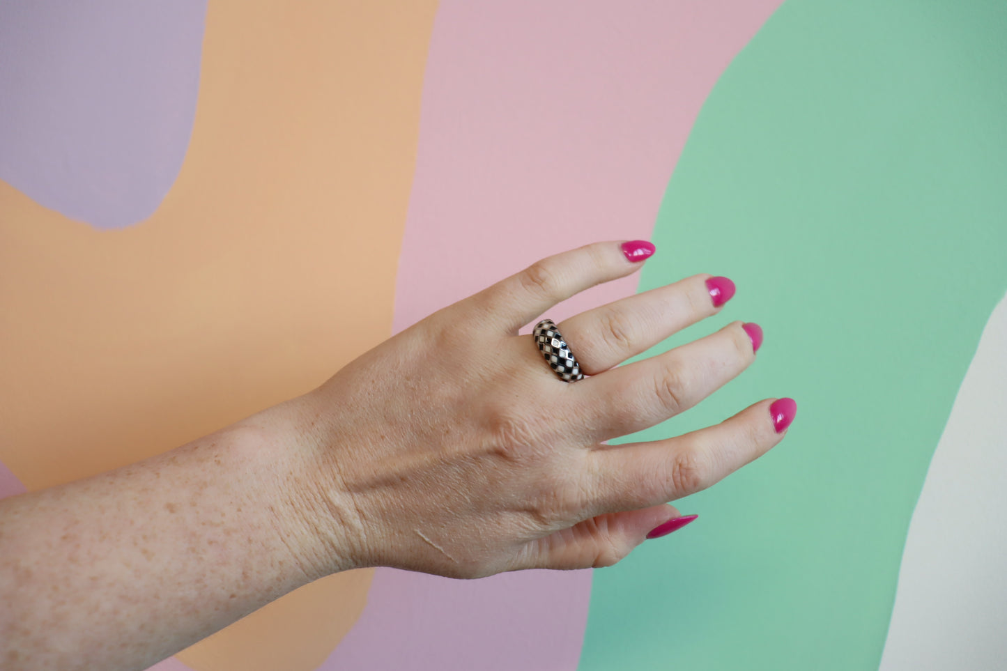 Check Mate Titanium Ring