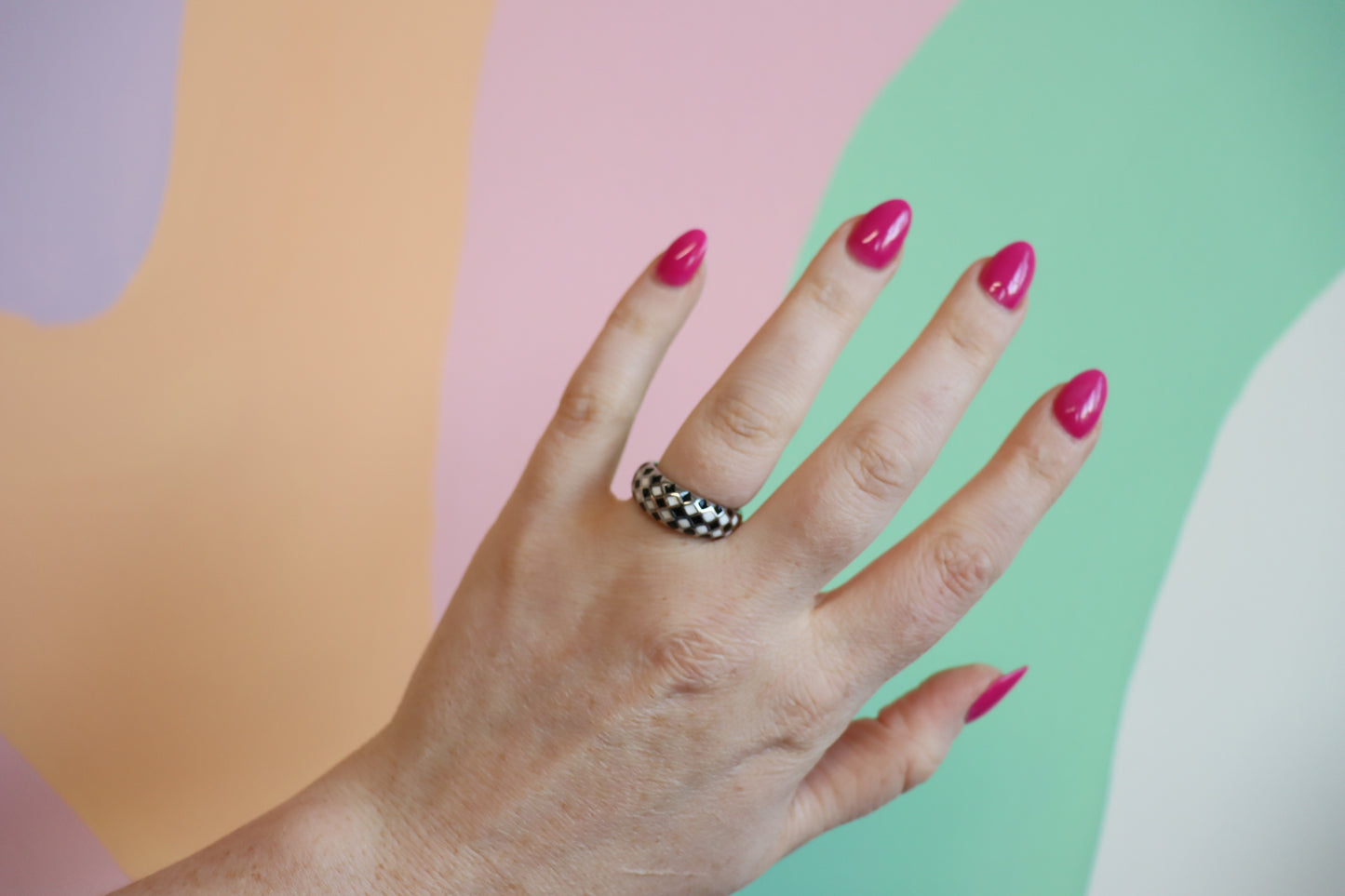 Check Mate Titanium Ring