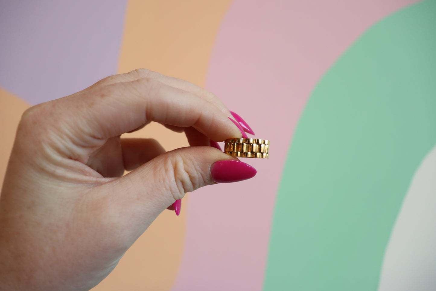 Shifting Gears Titanium Ring