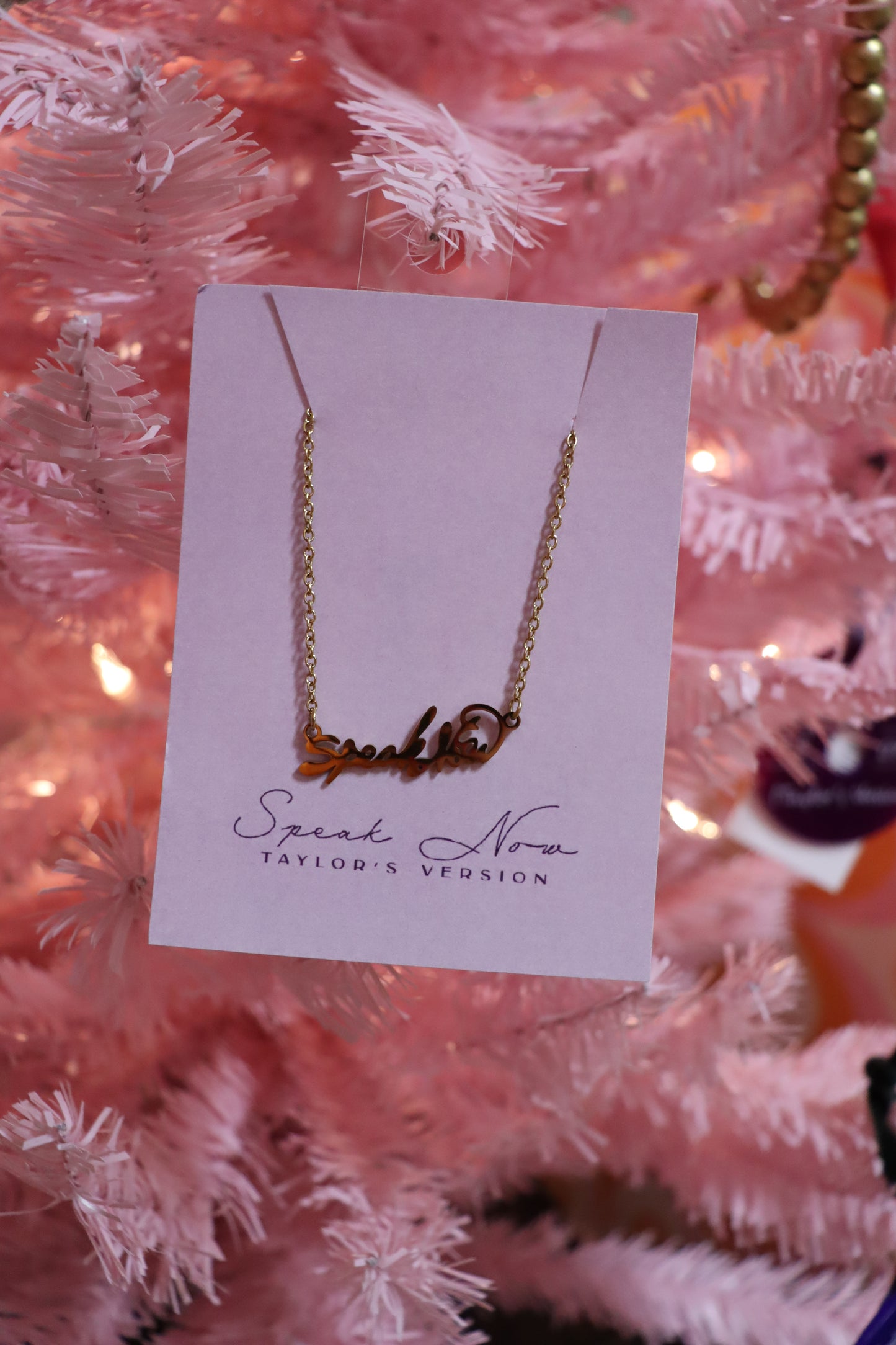 Taylor Swift Stainless Steel Necklace