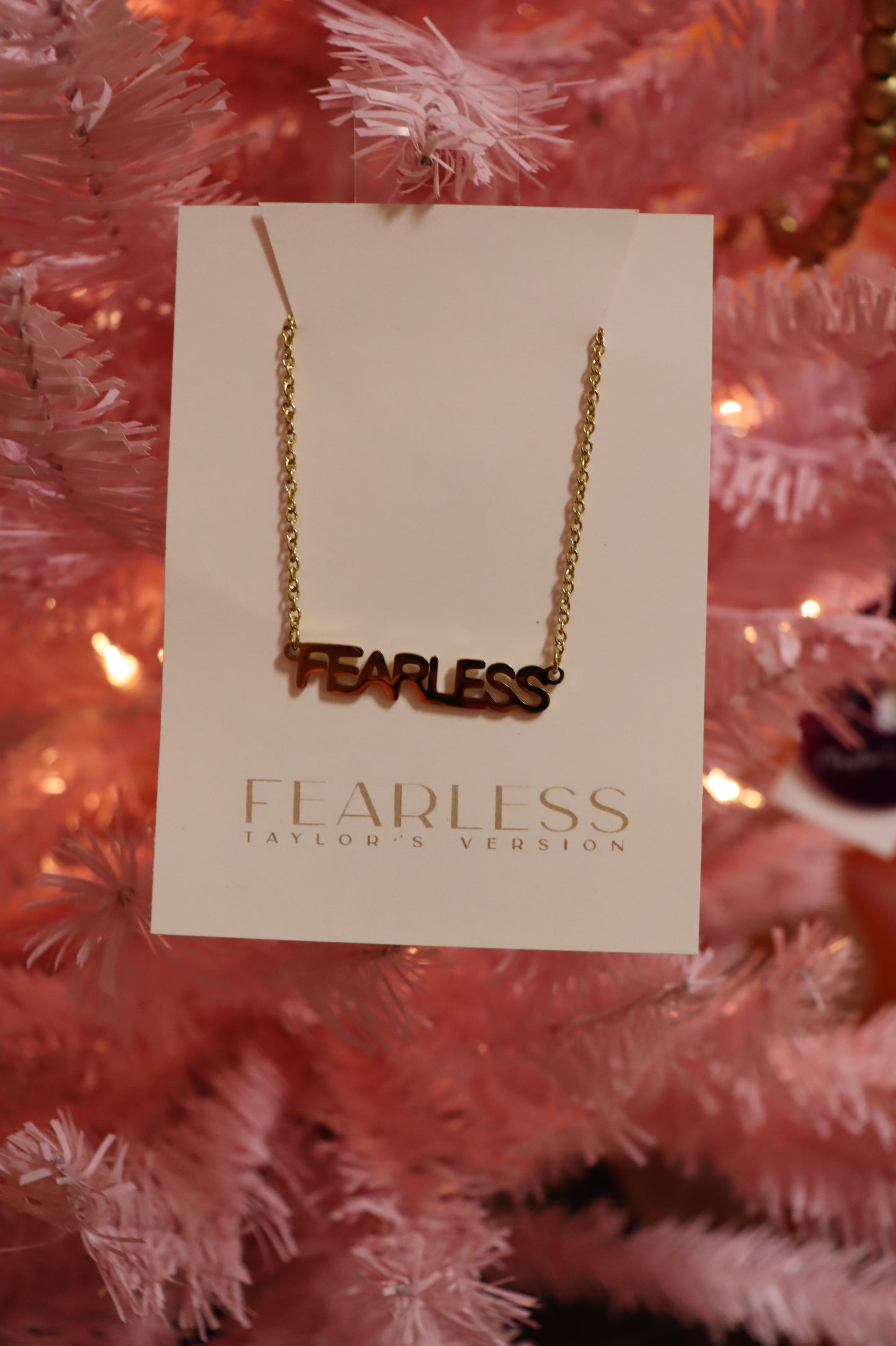 Taylor Swift Stainless Steel Necklace