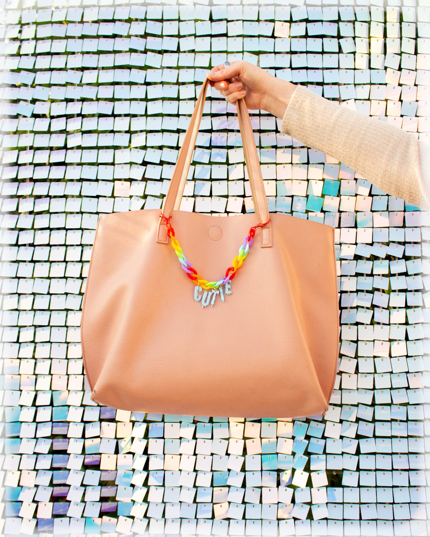 "Cutie" Rainbow Bag Chain