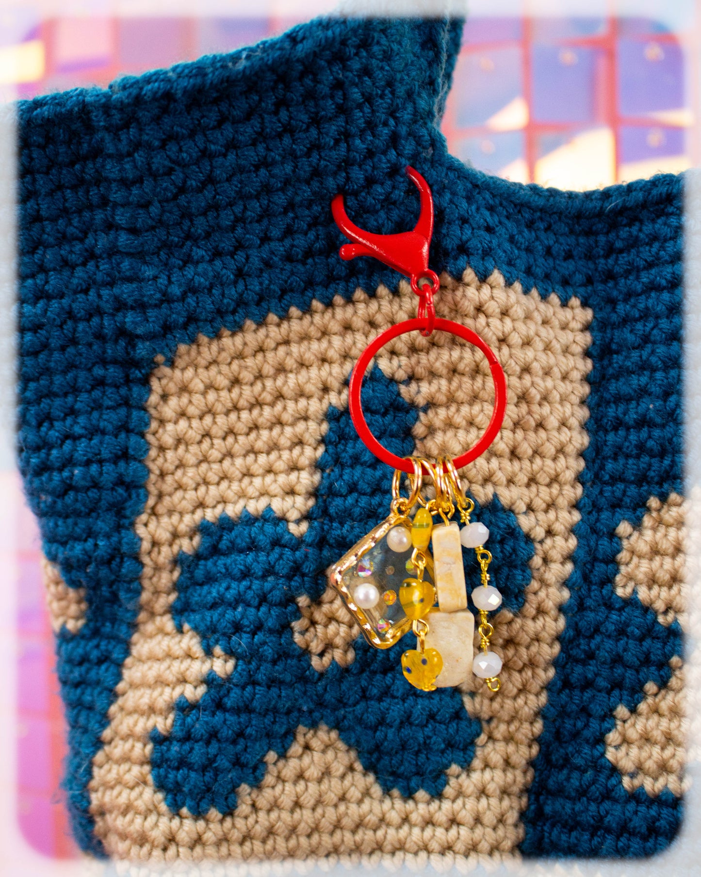 Sunny Spark Bag Charm