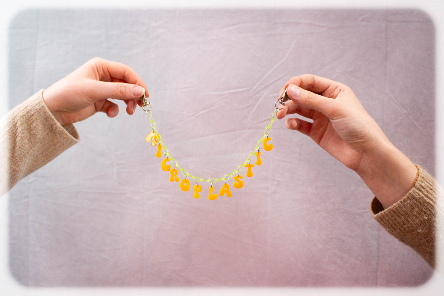 "Microplastic" Colorful Bag Chain