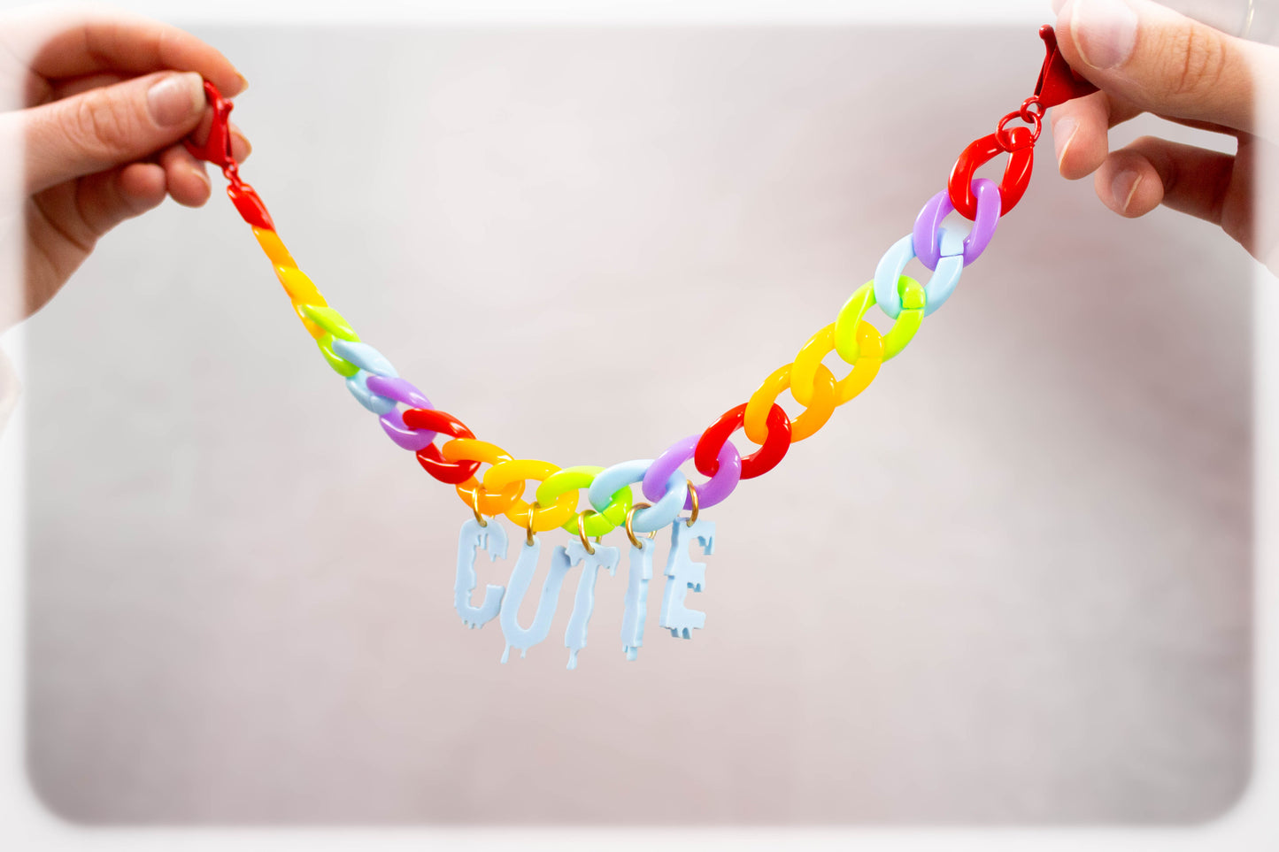 "Cutie" Rainbow Bag Chain
