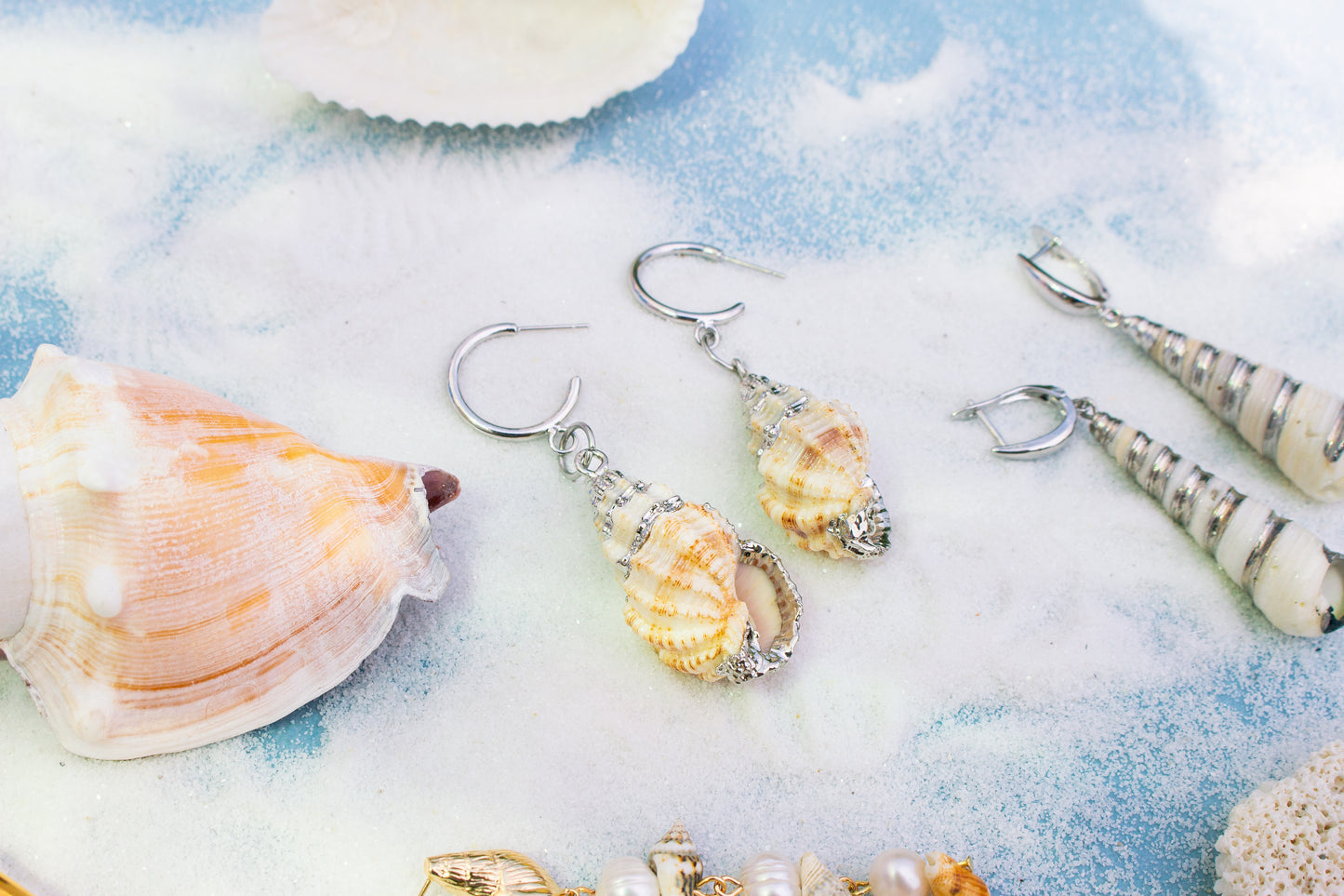 Cinerea Shell Earrings