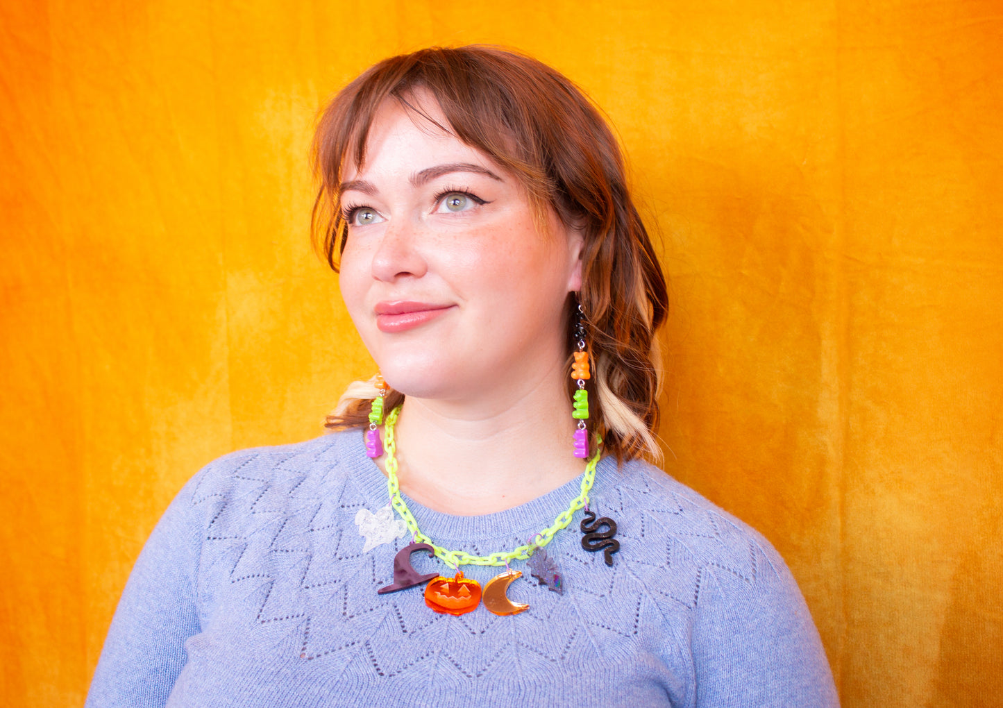 Spooky Charm Necklacce