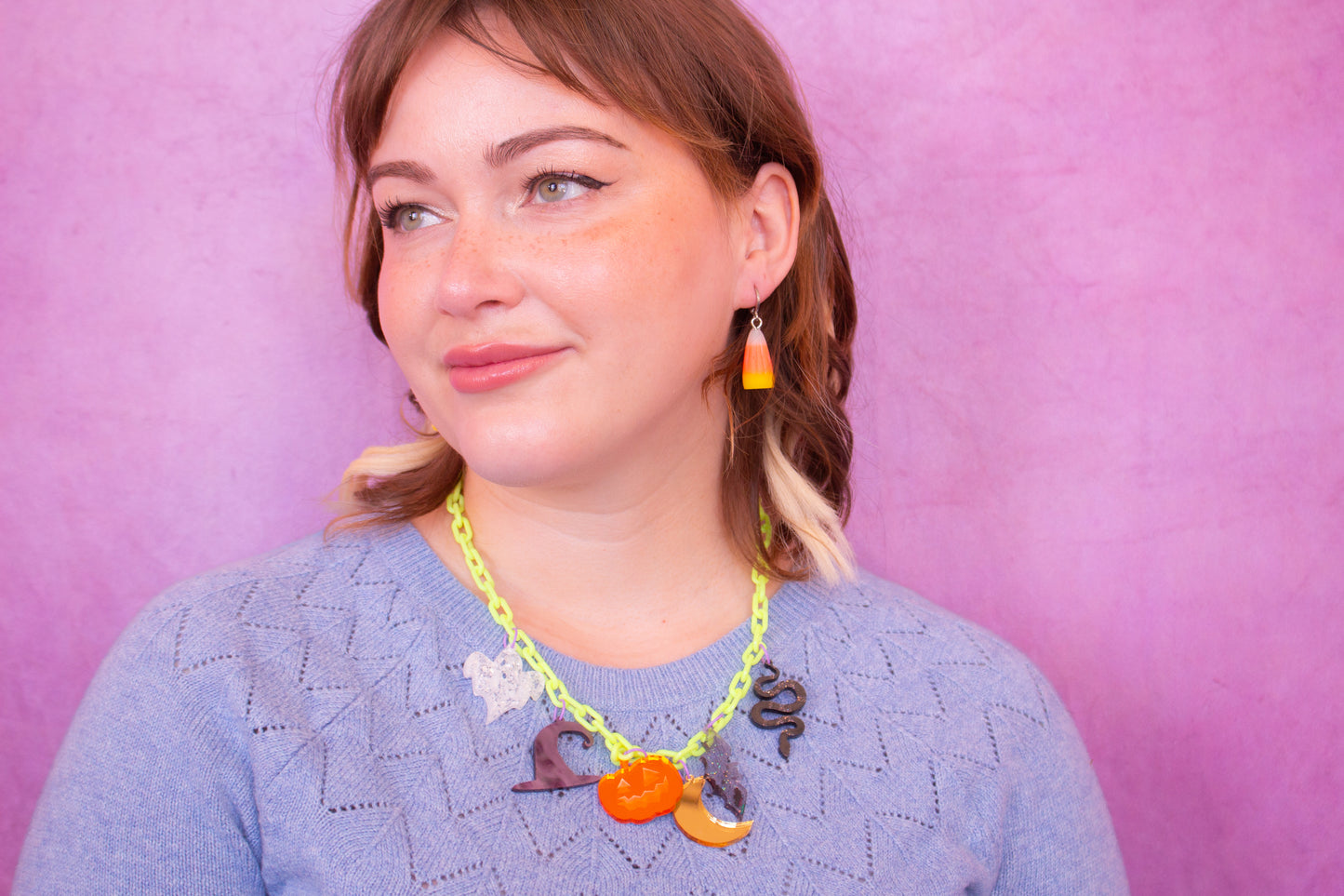 Spooky Charm Necklacce