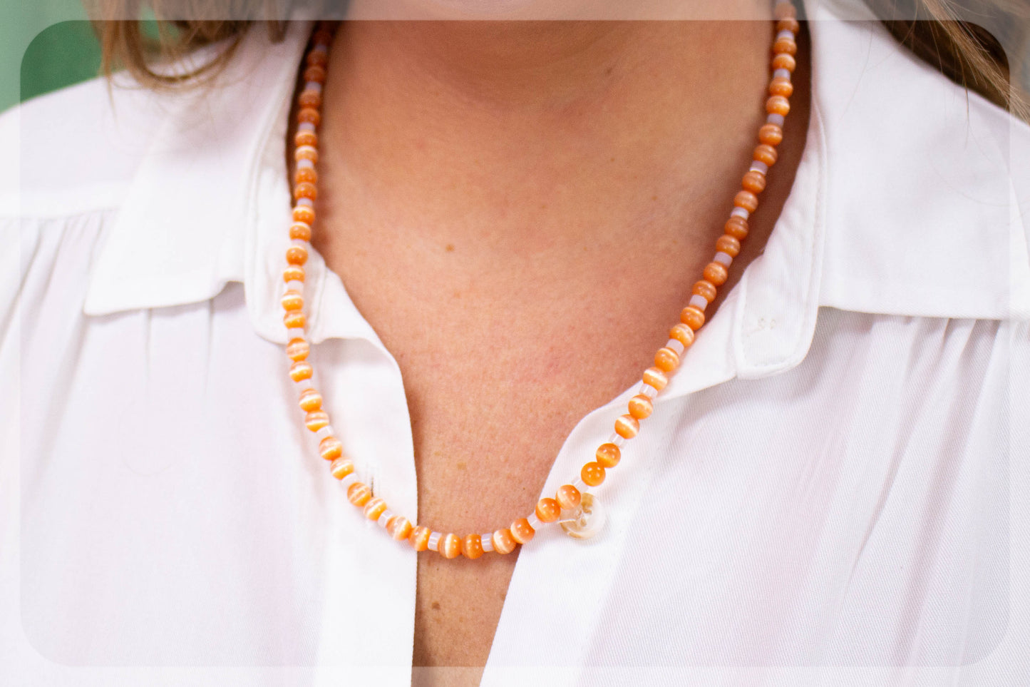 Golden Hour Beaded Necklace