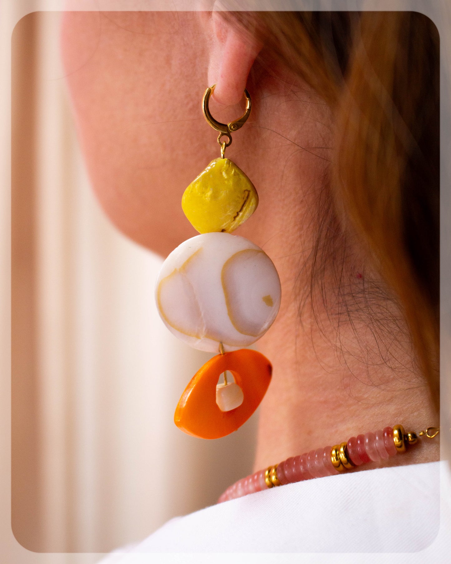 Sherbet Shell Earrings