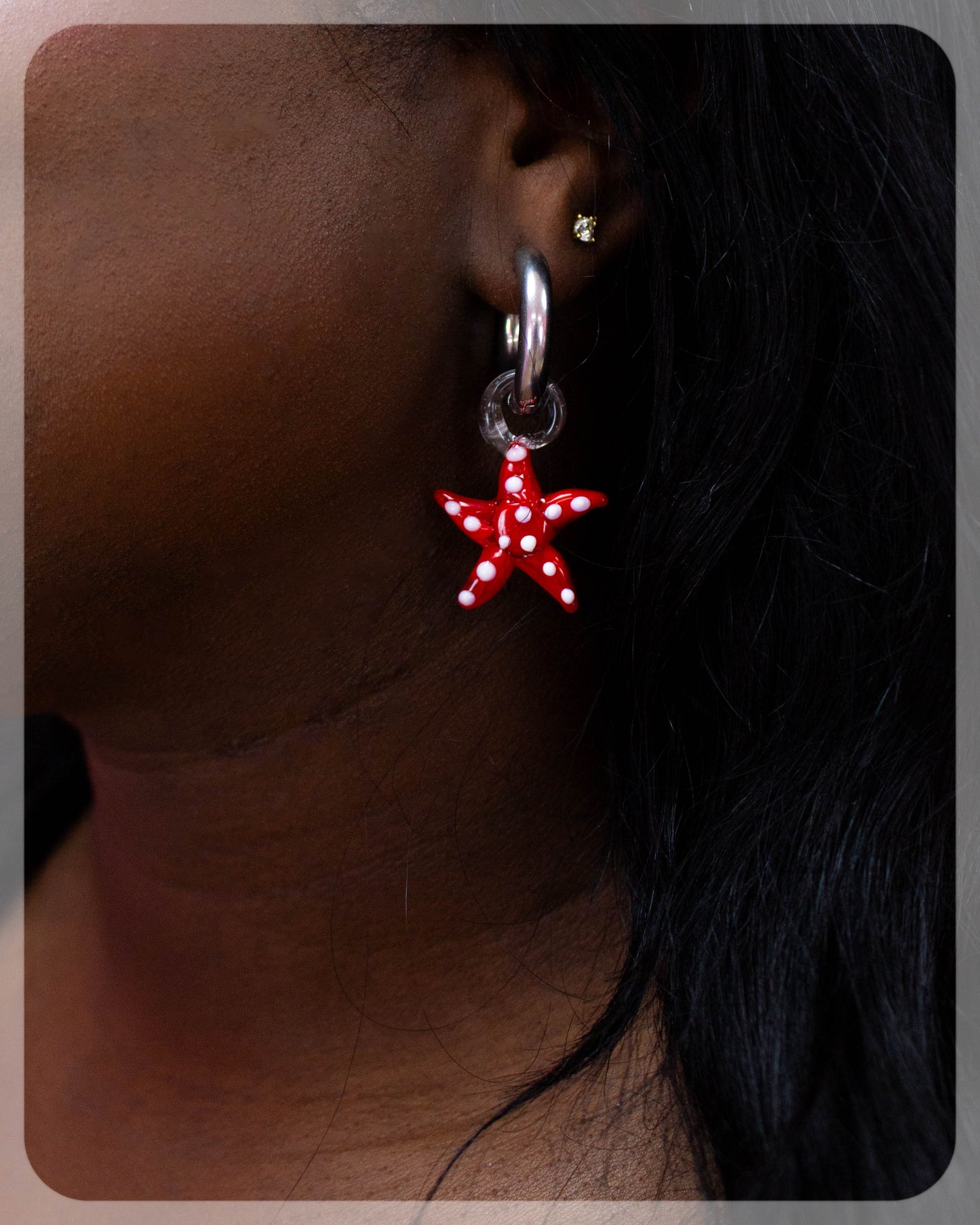 Statement Starfish 2-in-1 Earrings