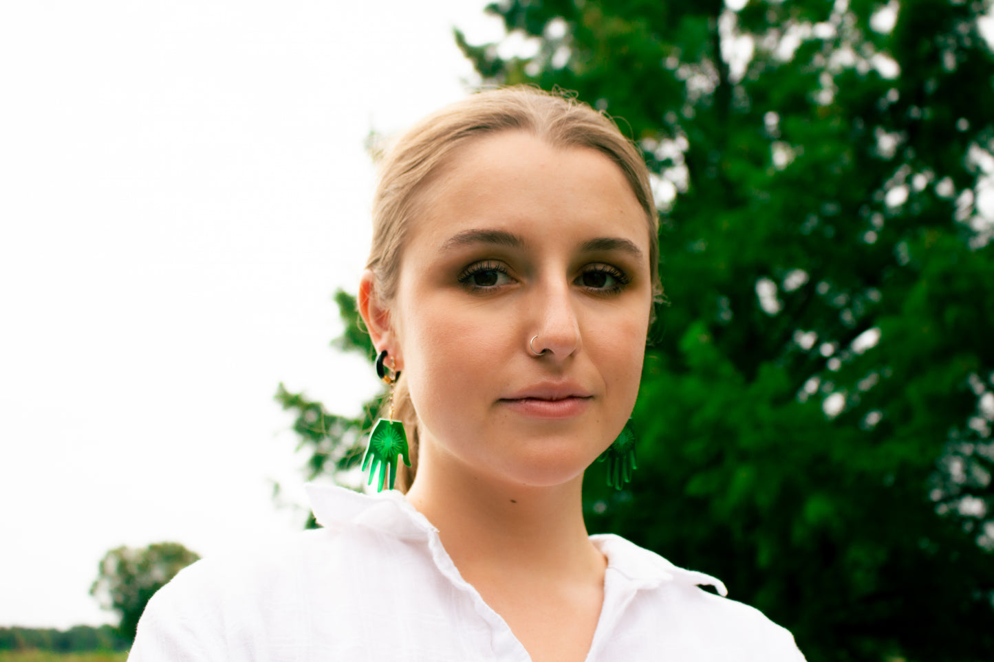 Witch Upon a Star Hand Earrings