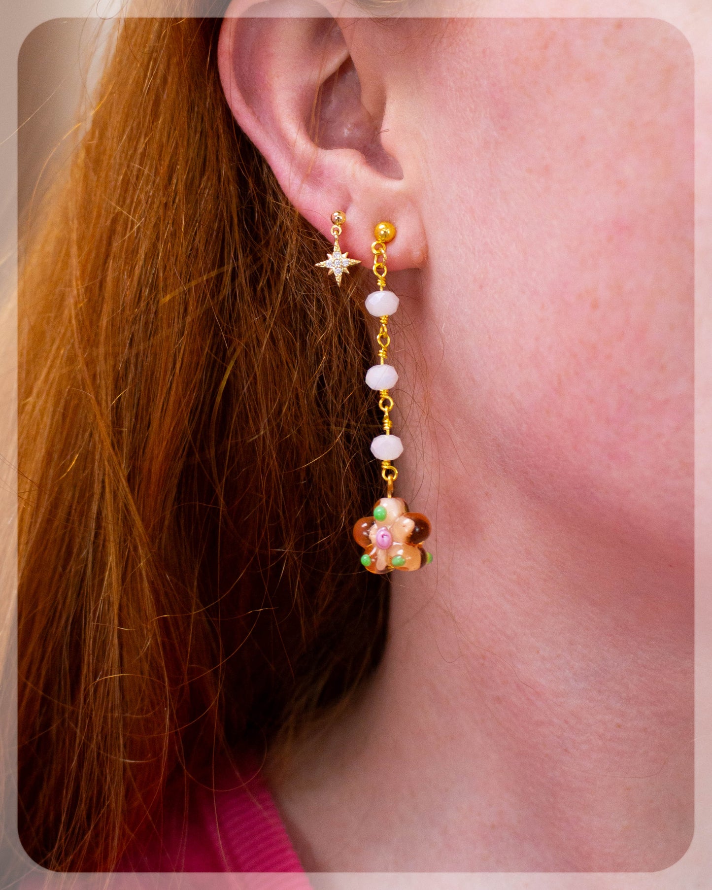 Dramatic Daisies Earrings