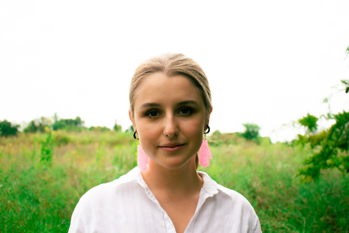 Glow-In-The-Dark Lazy Bones Earrings