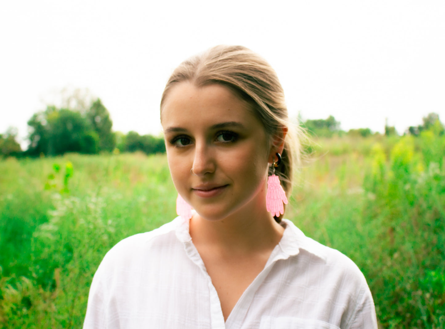 Glow-In-The-Dark Lazy Bones Earrings