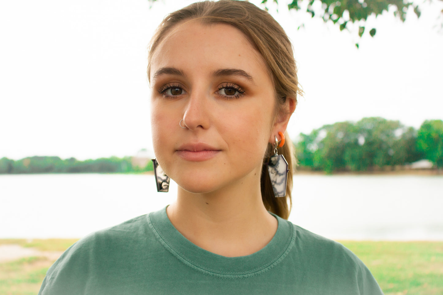 "Laughing 'til I'm Coffin" Earrings