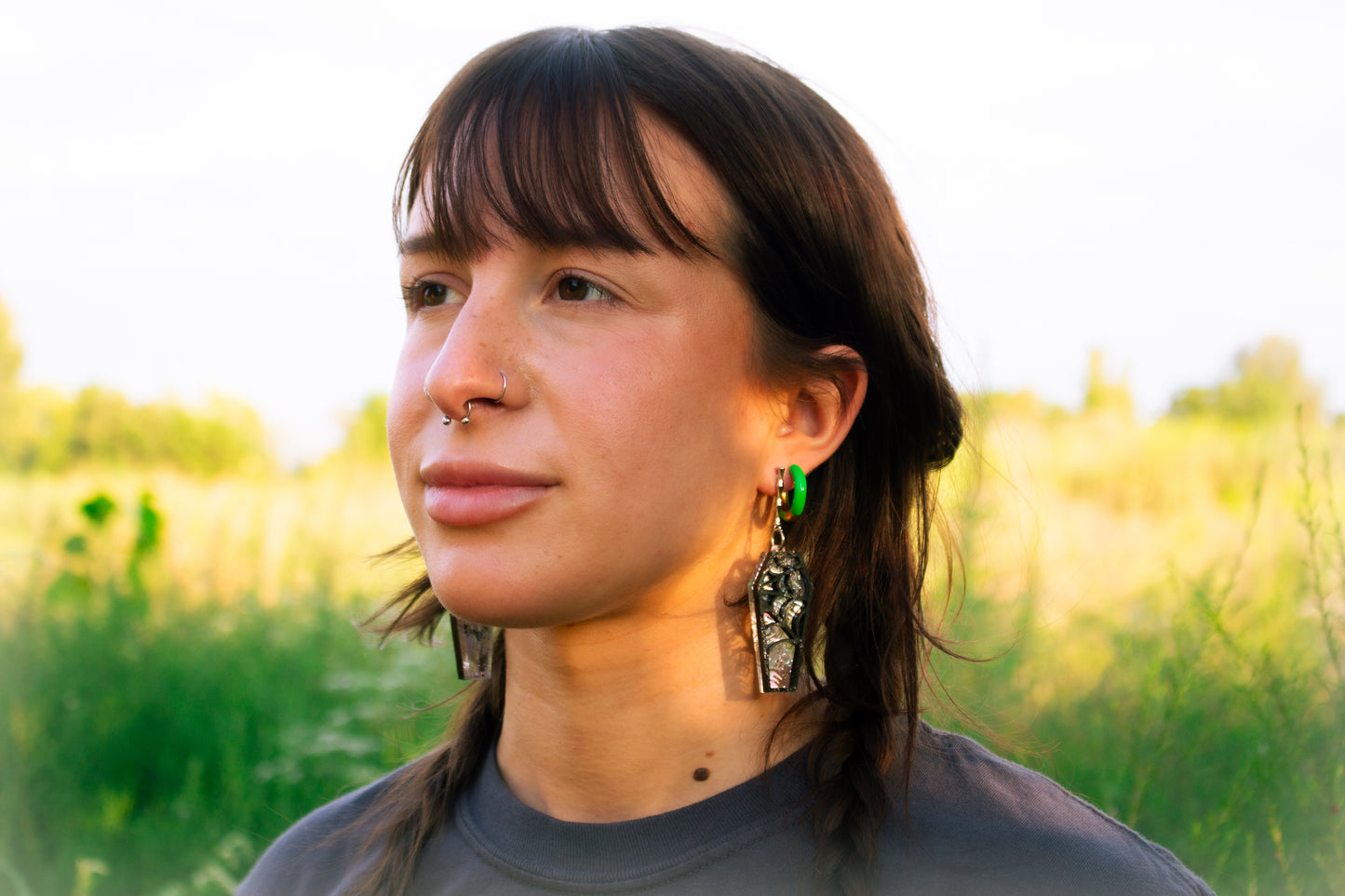 "Laughing 'til I'm Coffin" Earrings