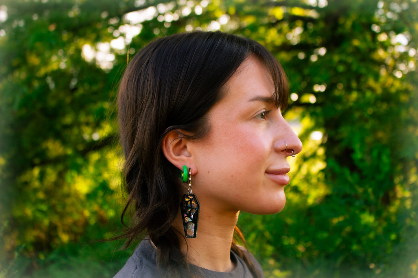 "Laughing 'til I'm Coffin" Earrings