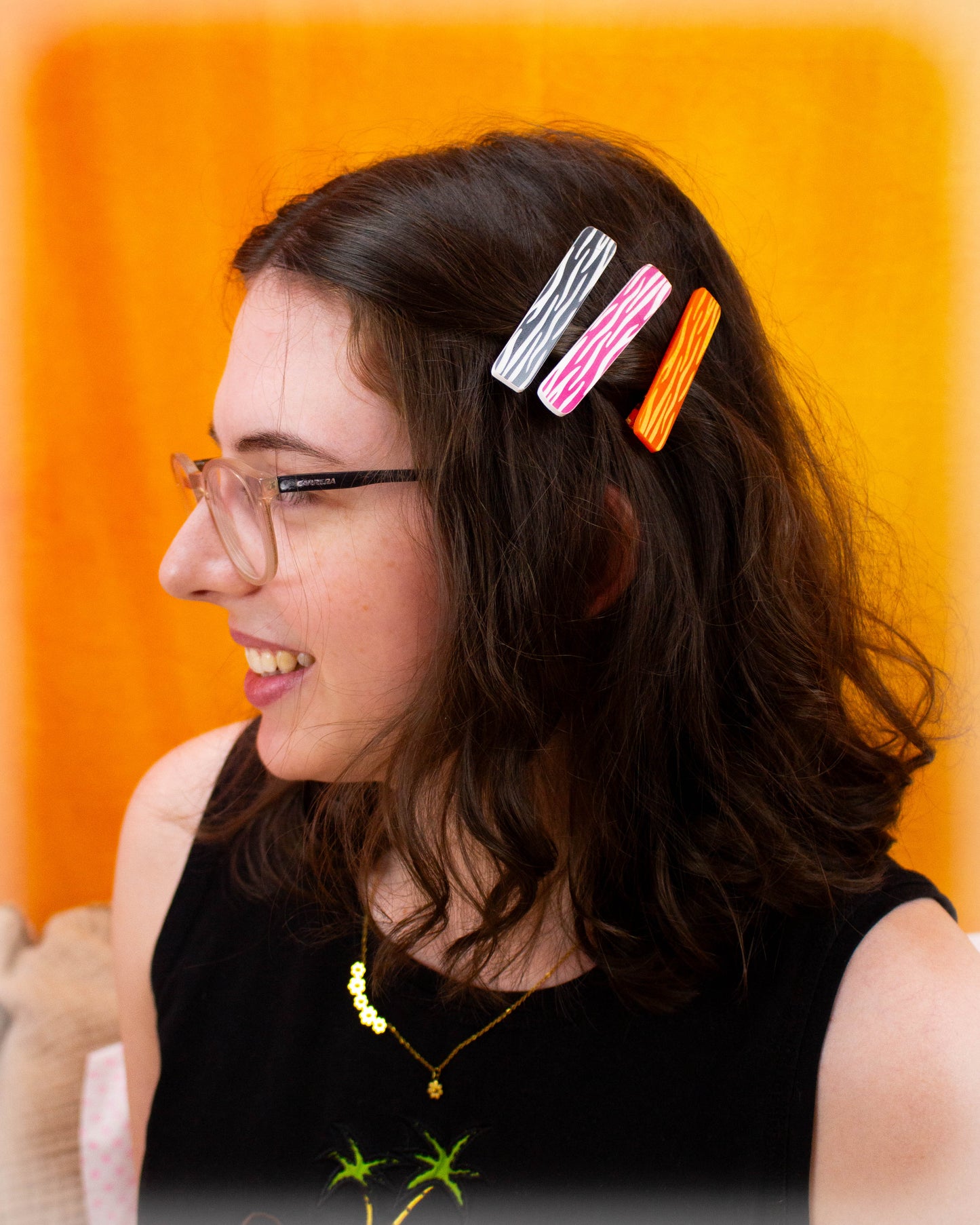 Zebra Stripe Barrettes