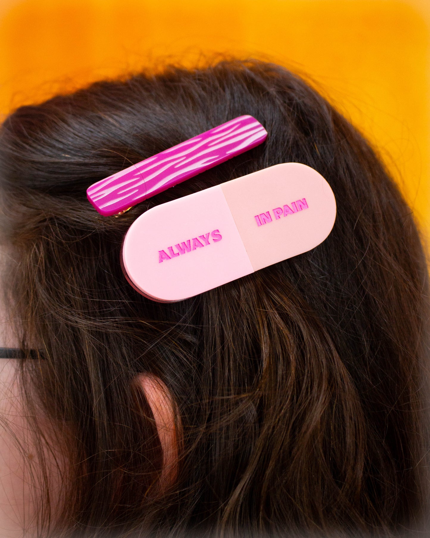 Zebra Stripe Barrettes