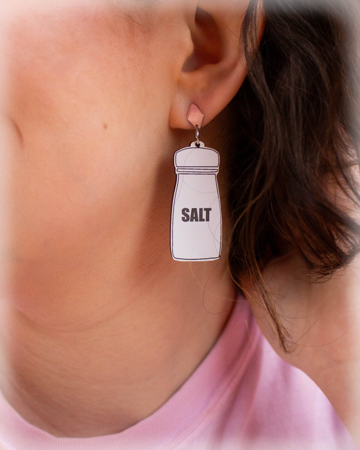 Sodium Snacks - Pickle and Salt Earrings