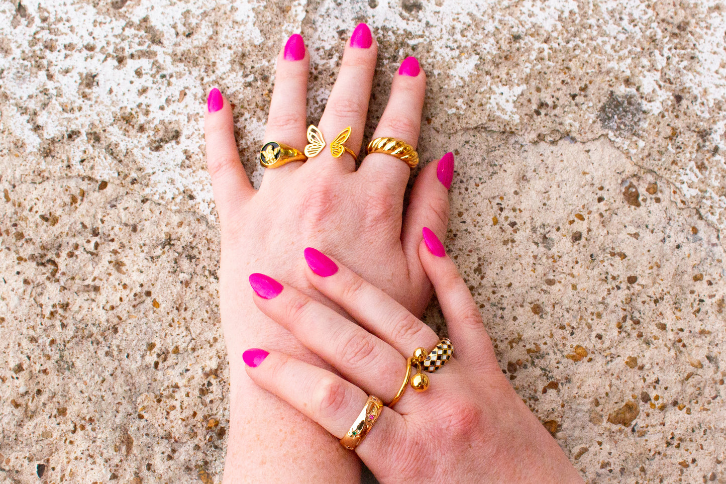 Angels Watching Over You-Titanium Ring