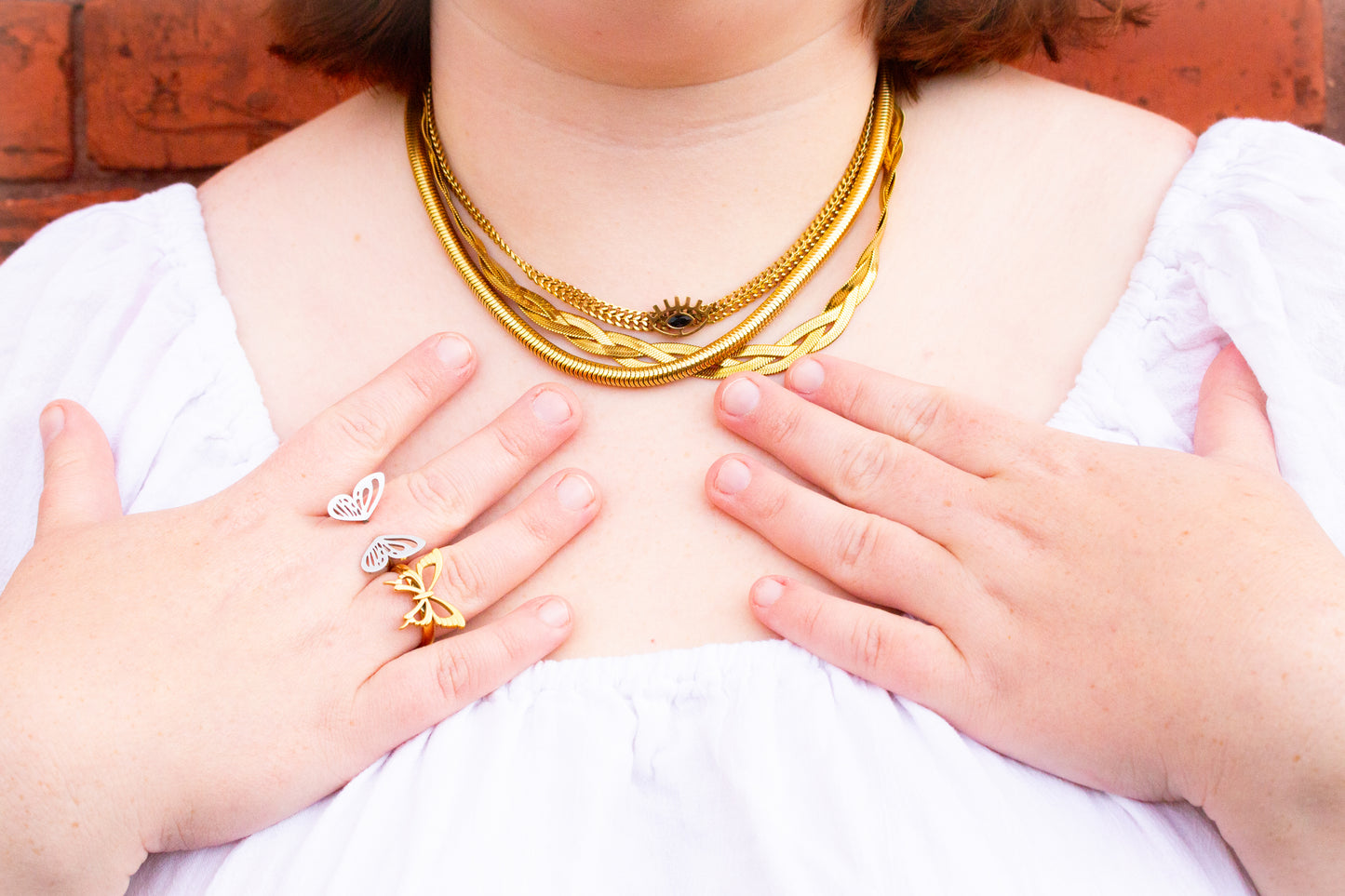 Chunky Heart Titanium Ring