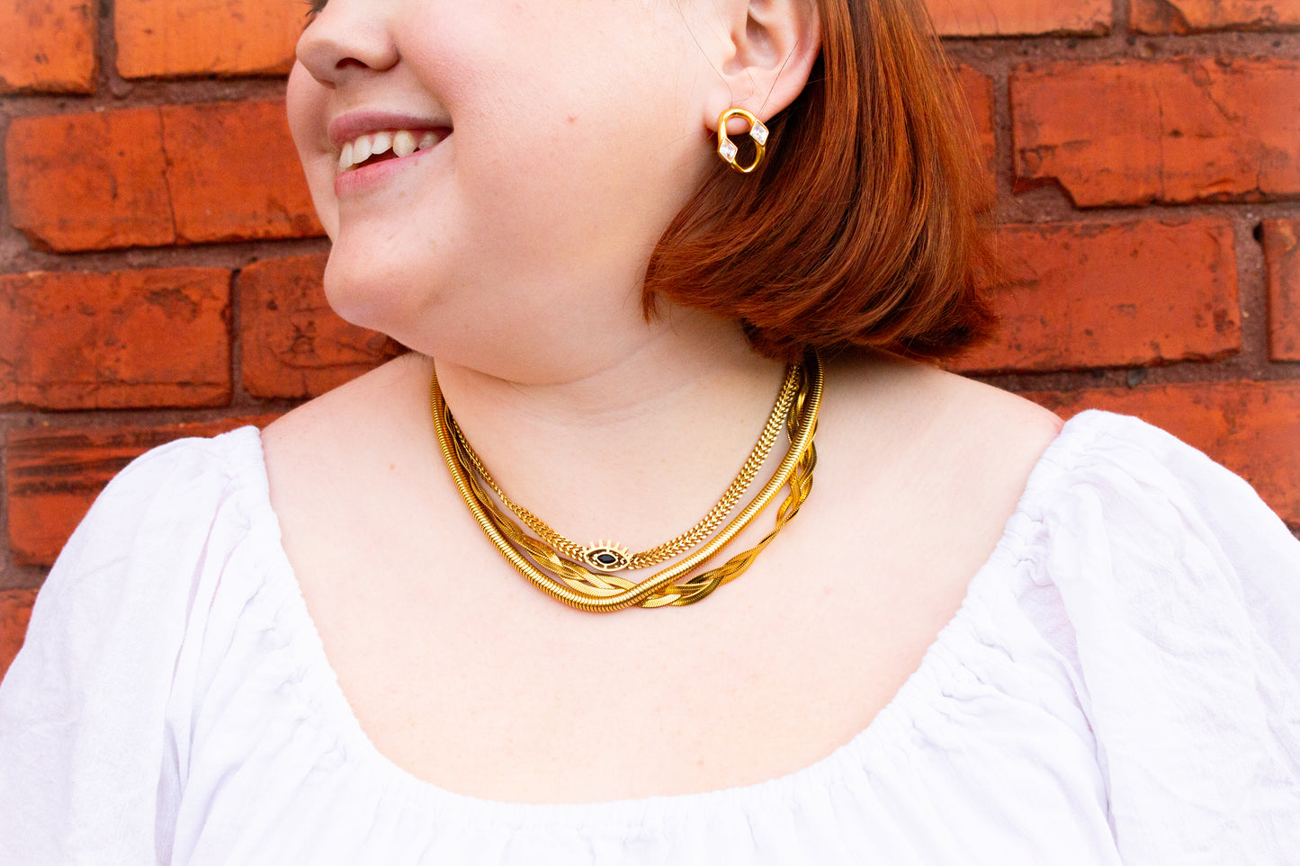 Twisted Chain-Titanium Necklace