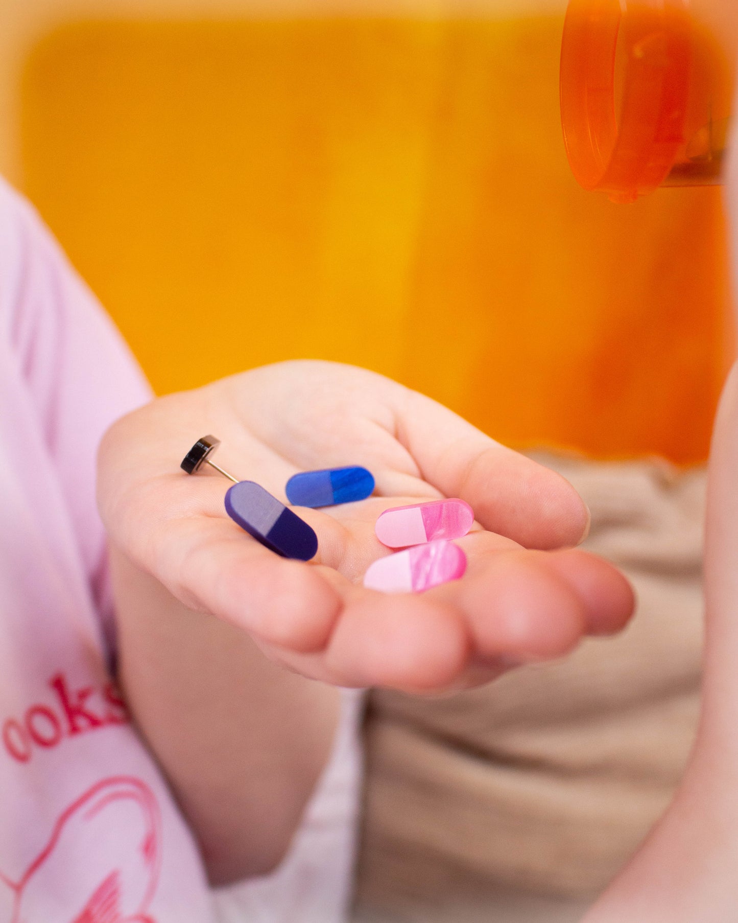 Tough Pill - Tiny Stud Earrings