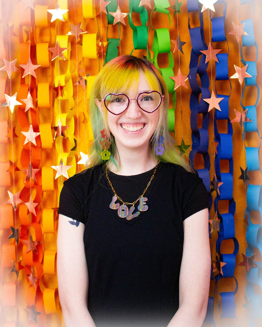 "LOVE" Titanium Necklace