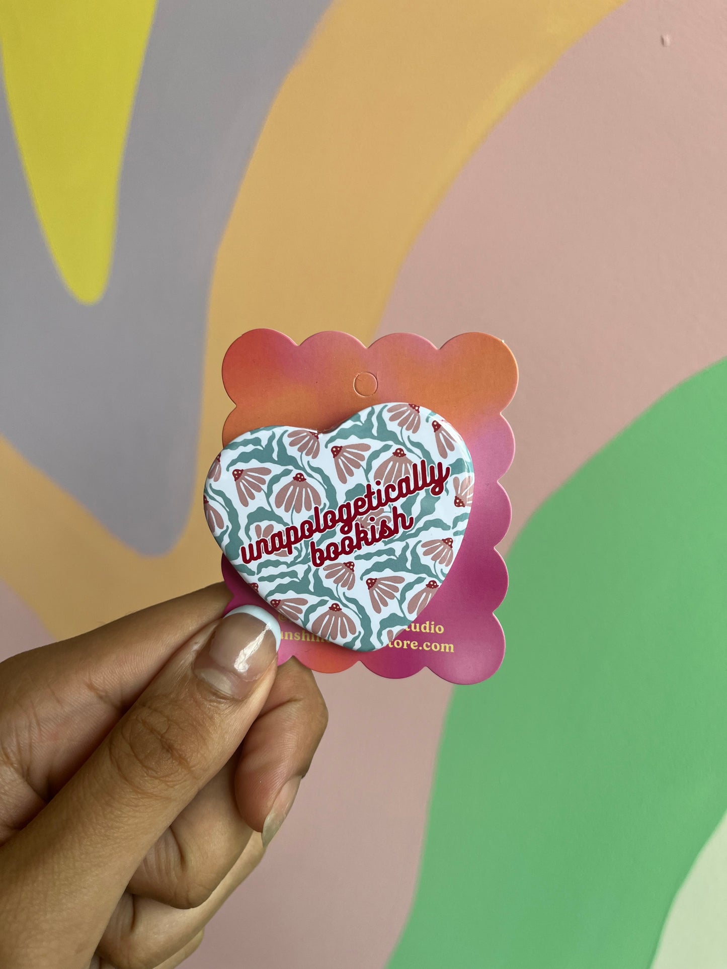 Unapologetically Bookish Button