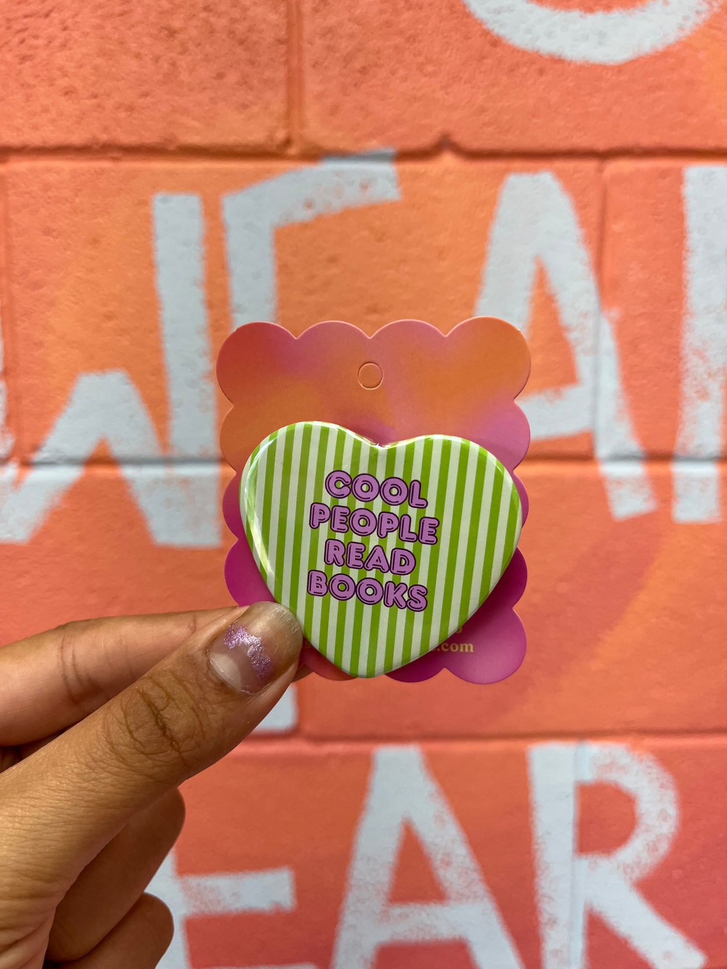Cool People Read Books Pin