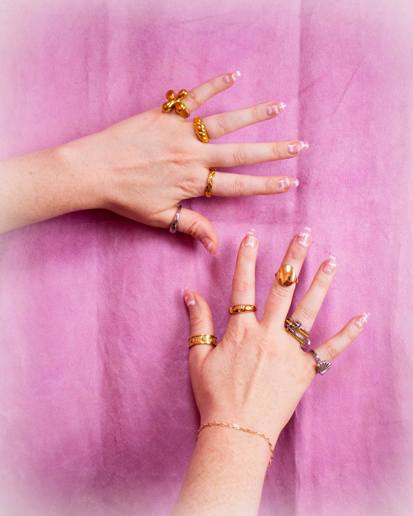 Four in One Stacked Titanium Ring