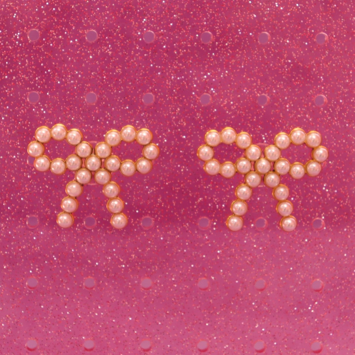 "Love Tied in a Bow" Titanium Earrings