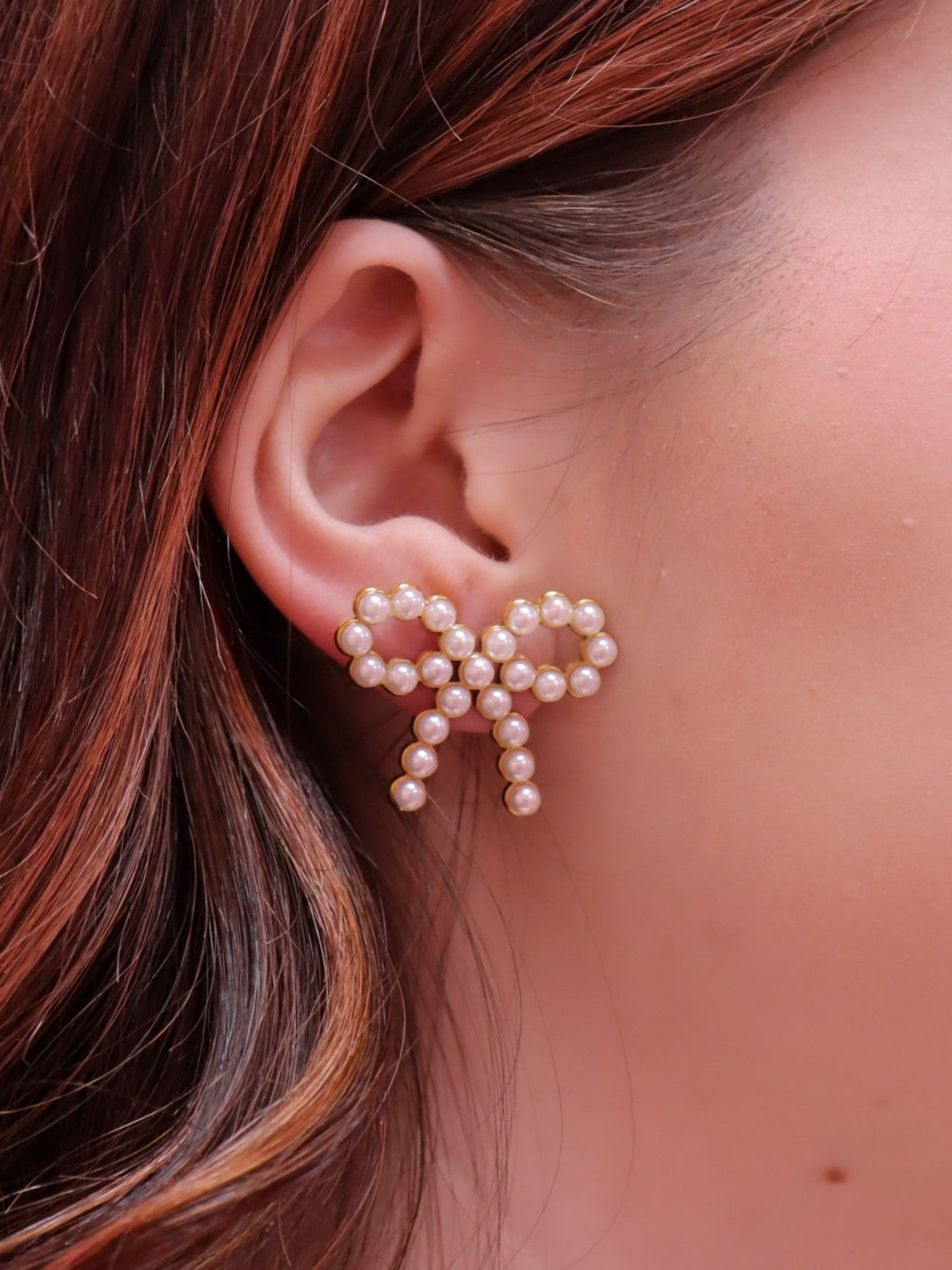 "Love Tied in a Bow" Titanium Earrings