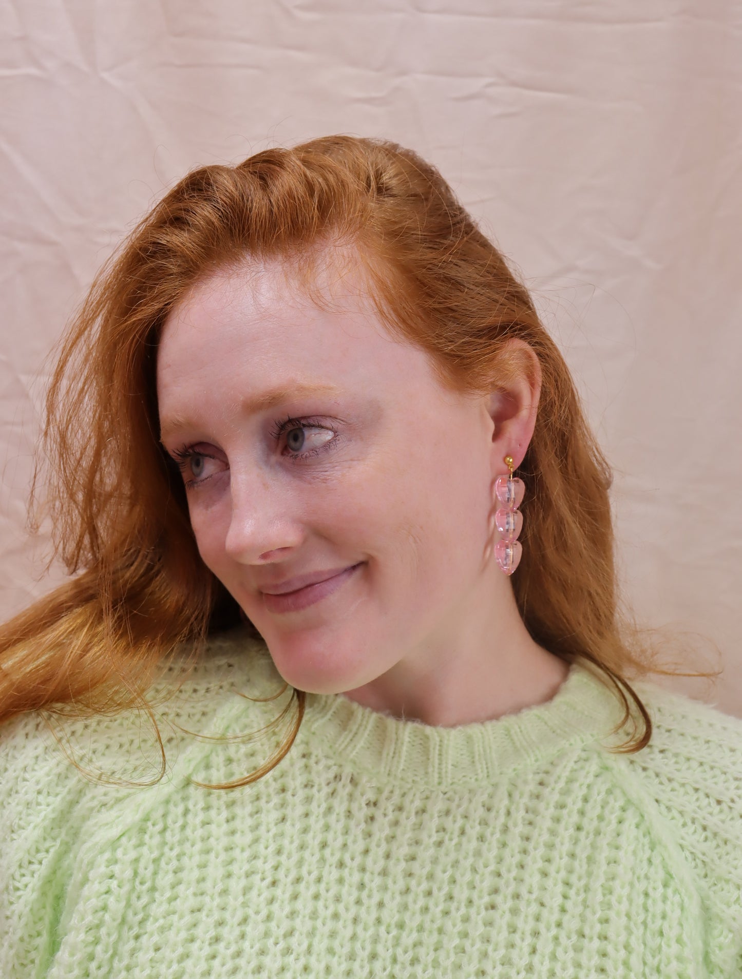 Triple the Love Chunky Heart Earrings