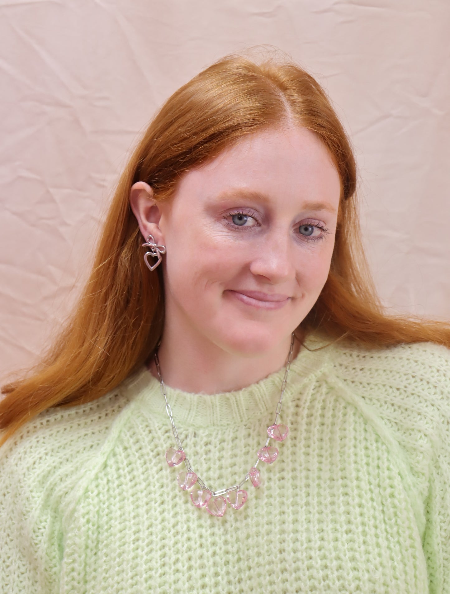 Lover Chunky Heart Statement Titanium Necklace