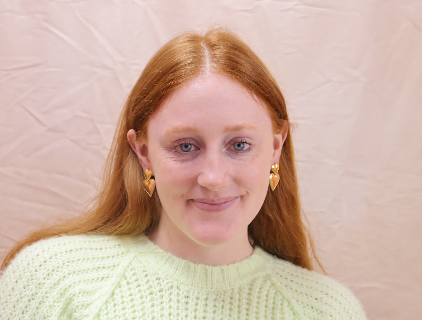 Together Forever- Titanium Heart Earrings