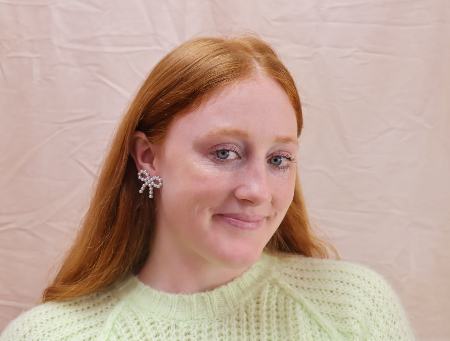 "Love Tied in a Bow" Titanium Earrings