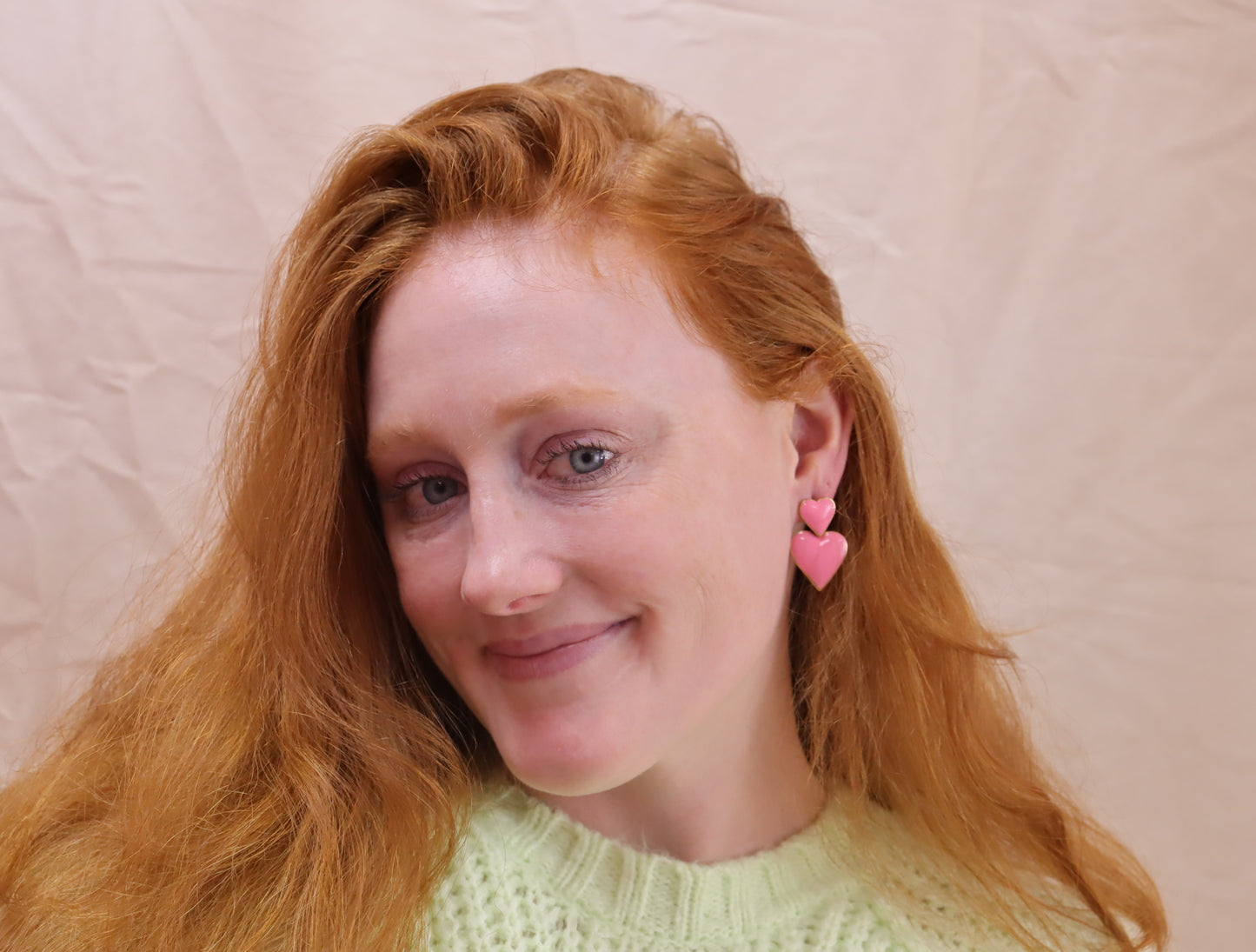 Together Forever- Titanium Heart Earrings