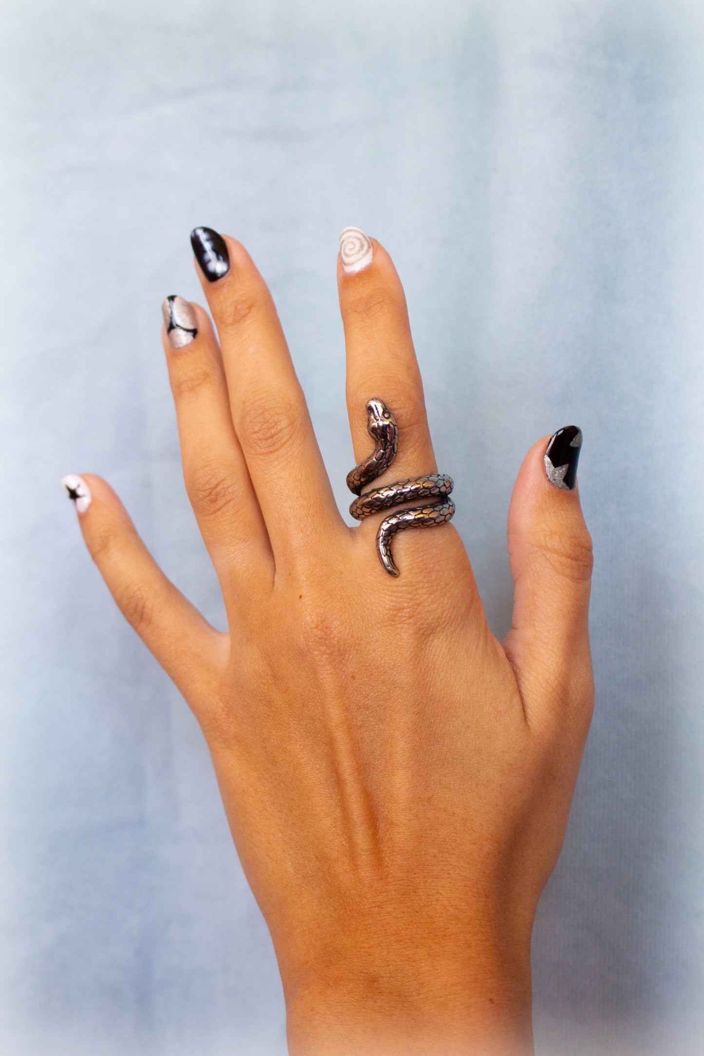 Titanium Snake Ring