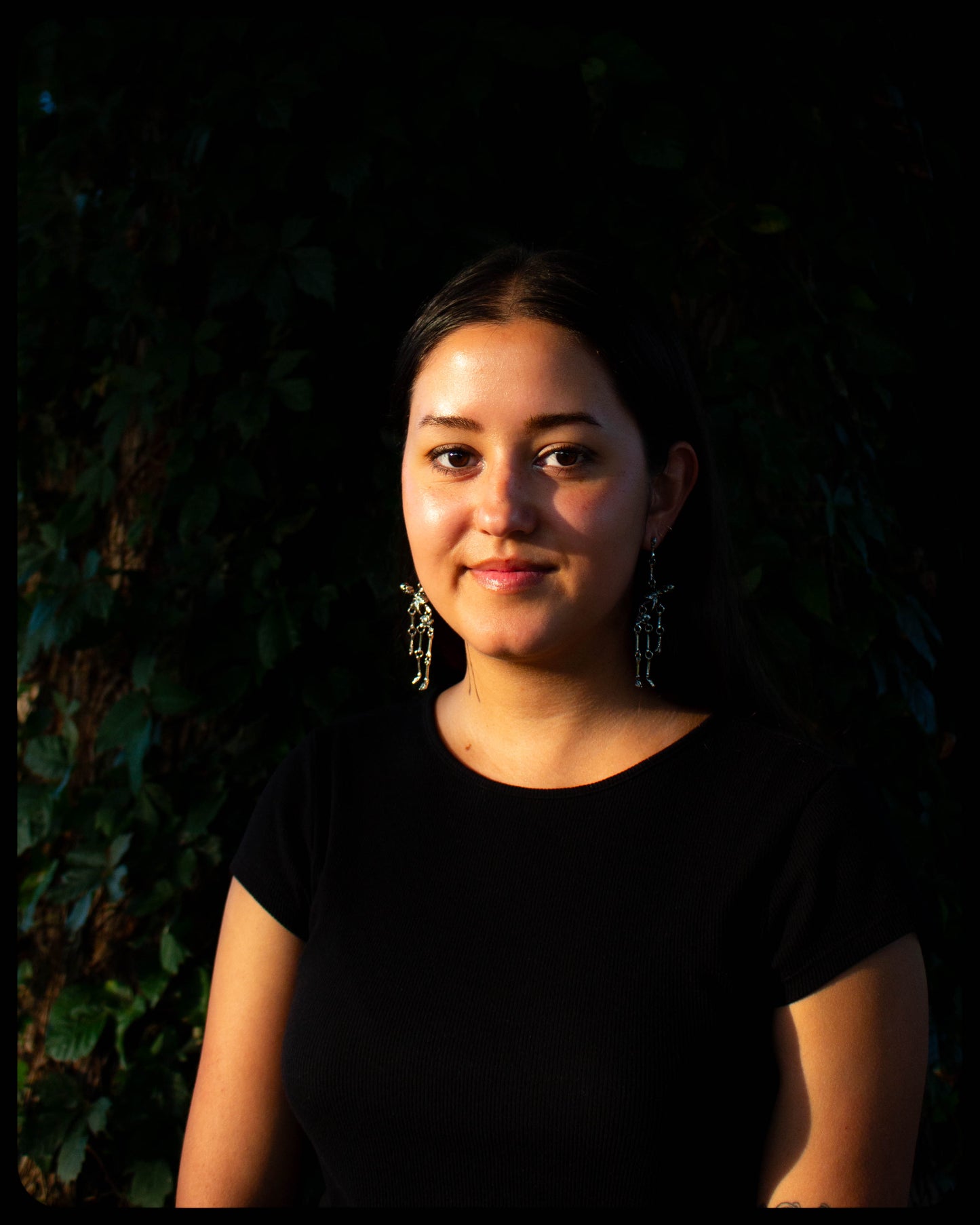 I Have a Bone to Pick With You - Dangling Skeleton Earrings