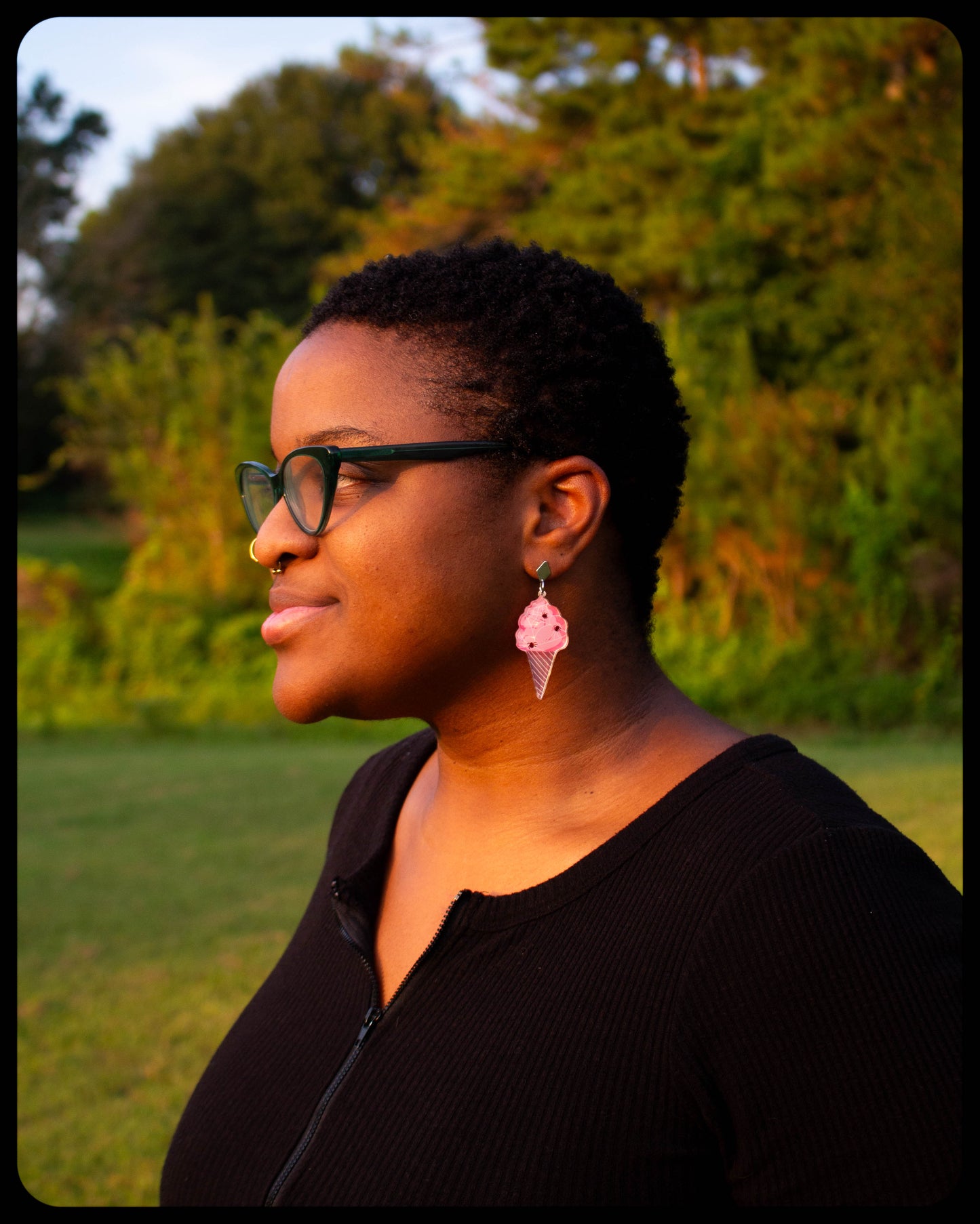 Tricky Treat - Crawling Cotton Candy Earrings