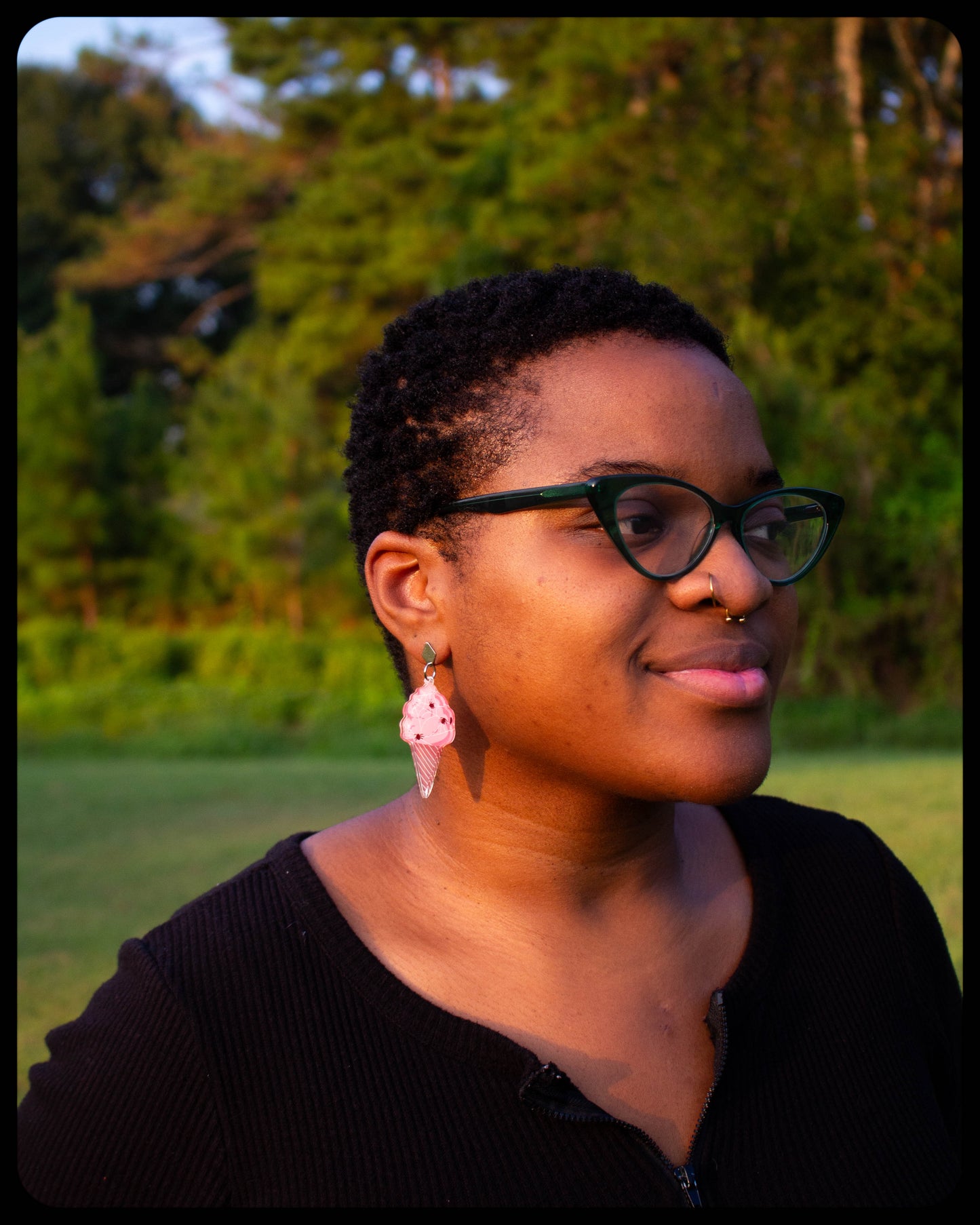 Tricky Treat - Crawling Cotton Candy Earrings