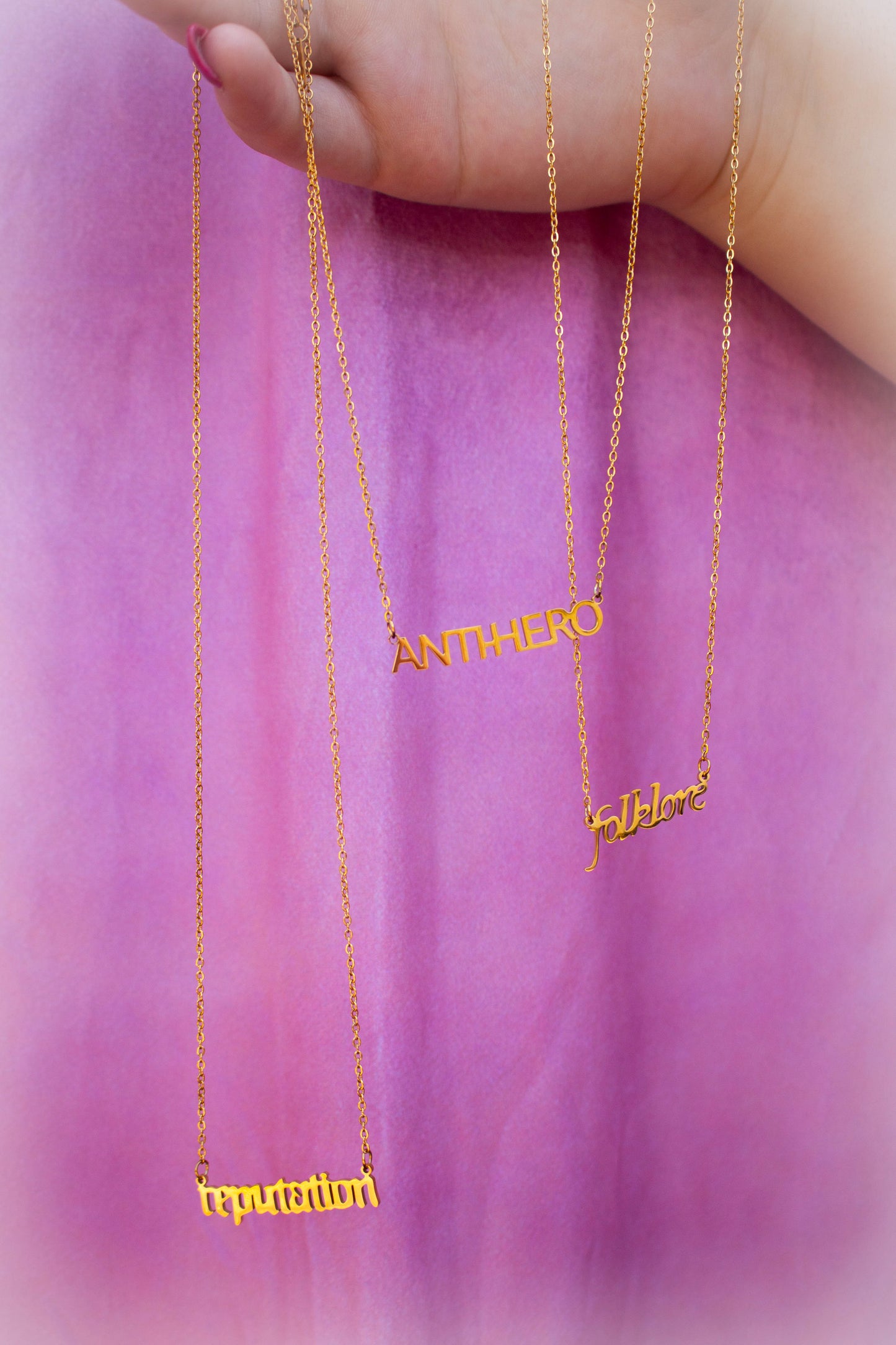 Taylor Swift Stainless Steel Necklace